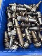 CNC Tool Holders, Approx. 30-40 Pieces, Steel, Various Styles & Sizes