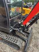 CFG QNT50R Mini Excavator - 29HP RATO Gas with Cab & Hydraulic Thumb