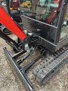 CFG QNT50R Mini Excavator - 29HP RATO Gas with Cab & Hydraulic Thumb