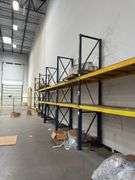 Pallet Racking - (7) 13ft Tall Uprights - (24) 6ft Cross Braces
