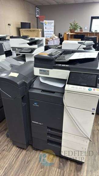 Konica Minolta bizhub 458e Multifunction Printer, Serial A7PY01T010500 image