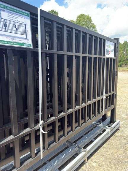 KJ - 7FT(H)x 20FT(L) Metal Farm Driveway Gate