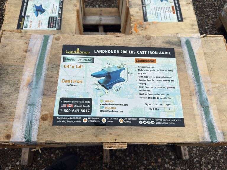 Cast Iron Anvil - 200lb Portable