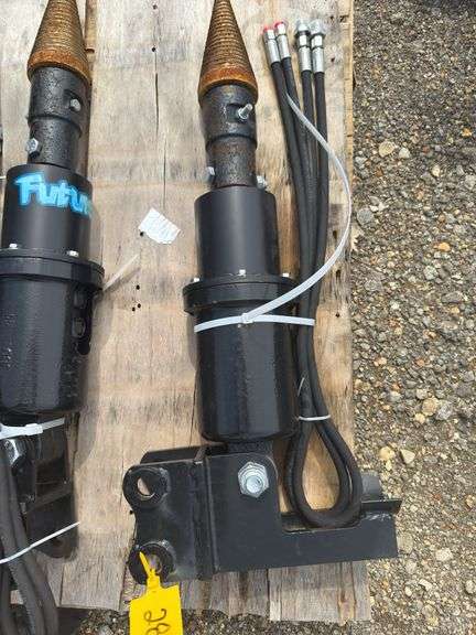 Future - Hydraulic Wood Drill - Fits 1-3 Ton Excavator