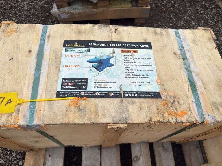 Cast Iron Anvil - 400lb Heavy Duty