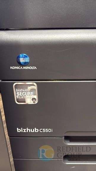 Konica Minolta bizhub C550i Multifunction Printer with 194472 Prints