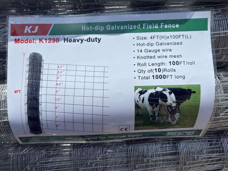 KJ - Hot-dip Galvanized Field Fence