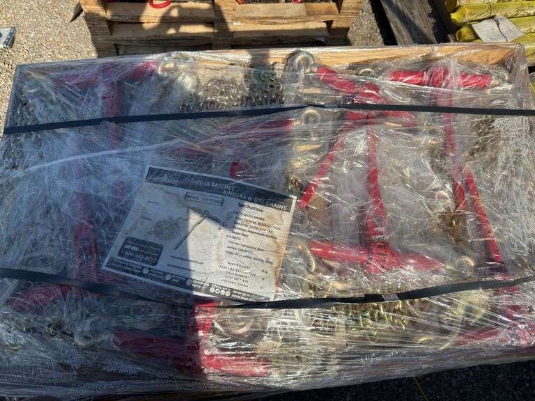Ratchet Binders & Chains - 8 Sets/5400lb