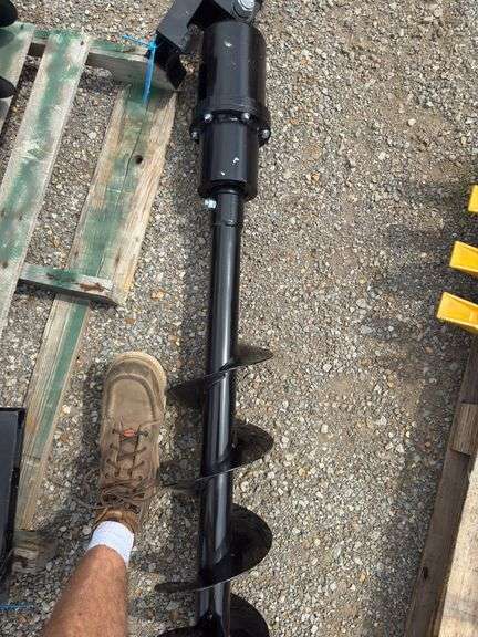 Youert U12- Mini Excavator Auger w/ 8in Bit Fits 1-2 Ton image