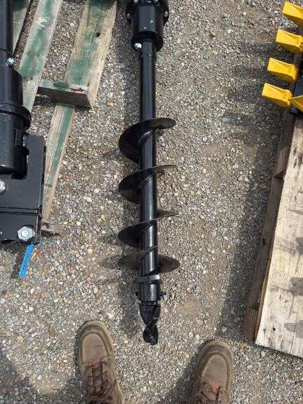 Youert U12- Mini Excavator Auger w/ 8in Bit Fits 1-2 Ton
