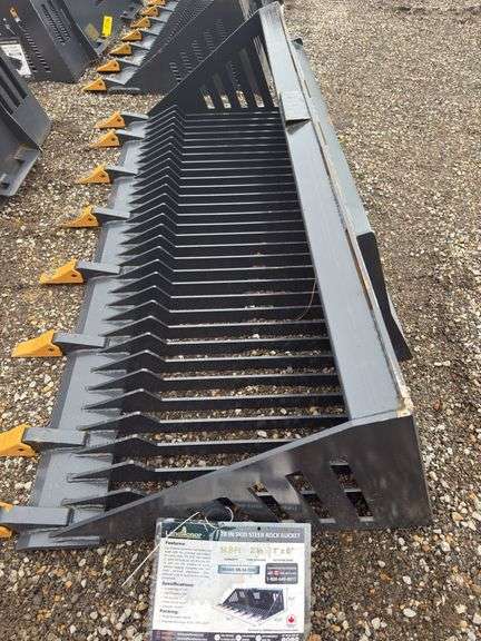 Skidsteer 78in Rock Bucket - 0.42m³ Capacity