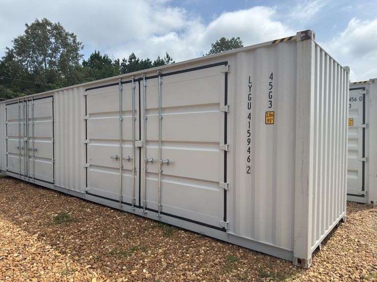 40' High Cube 9ft6 - 4 Large Side Doors & 2 Rear