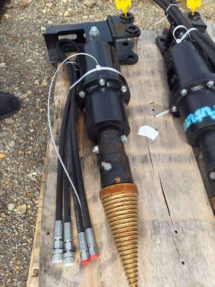 Future - Hydraulic Wood Drill - Fits 1-3 Ton Excavator