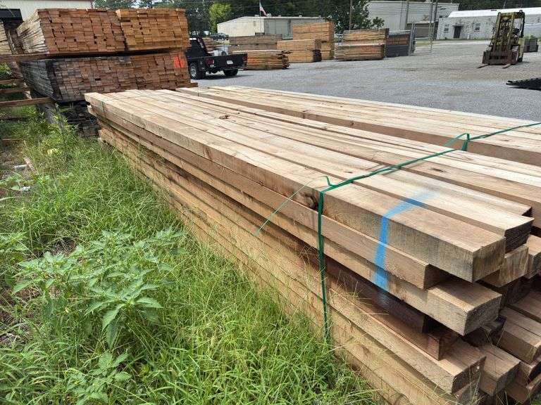 (60) 3 1/2 x 6in - 16-18ft - Overall Dimension Rough Cut Posts image