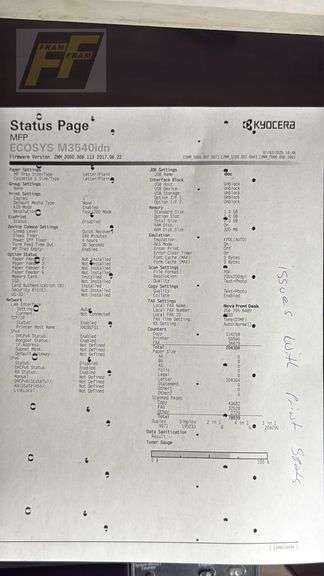 Kyocera ECOSYS M3540idn with Detailed Meter Data