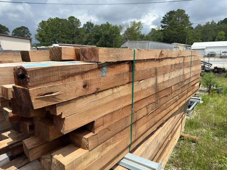 (60) 3 1/2in x 6in - 11-14ft - Overall Dimension Rough Cut Posts image