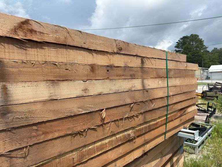 (60) 3 1/2in x 6in - 11-14ft - Overall Dimension Rough Cut Posts