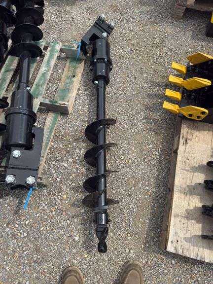 Youert U12- Mini Excavator Auger w/ 8in Bit Fits 1-2 Ton