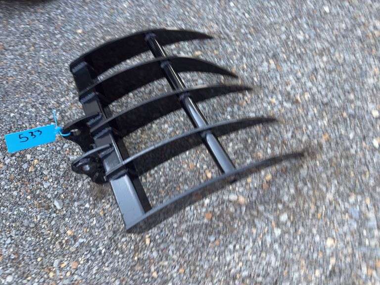 Youert 19in Wide Mini Excavator Rake - Fits 1 -2 Ton