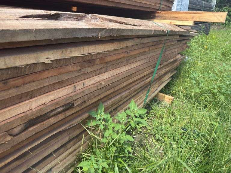 Rough Cut Poplar - Green 2x6 to 2x10 - 11ft - 16ft - Approx 200 Boards image