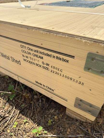 KJ - 20FTx12FT Livestock Metal Shed