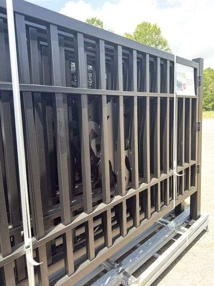 KJ - 7FT(H)x 20FT(L) Metal Farm Driveway Gate