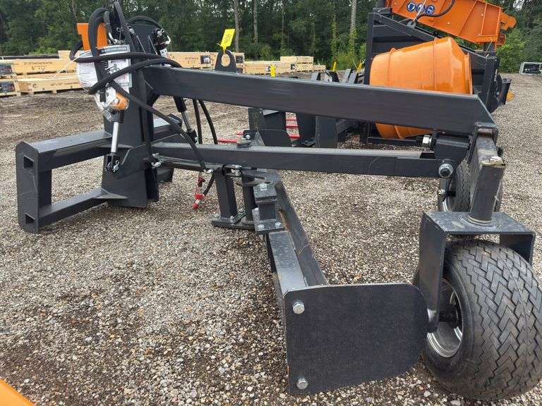 Skidsteer 96in Grader - Hydraulic Blade Adjustments