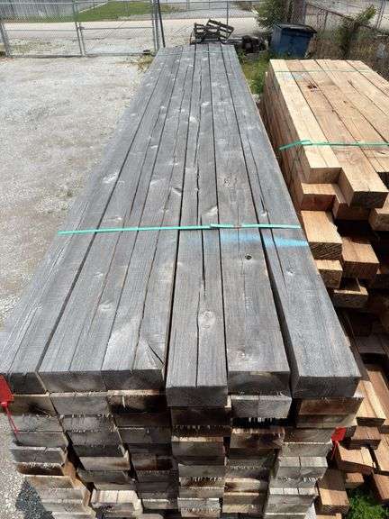 (60) 3 1/2in x 6in - 16-17ft - Overall Dimension Rough Cut Posts