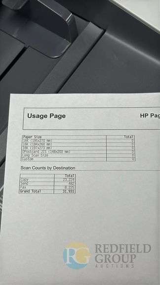 HP PageWide Color MFP E77650, Serial MXBCN5C0F2