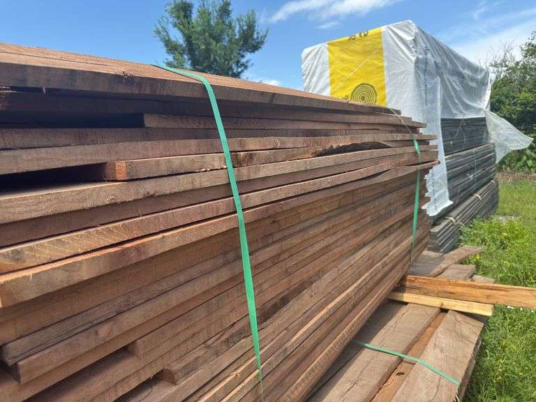 Rough Cut Poplar - Green 2x6 to 2x10 - 11ft - 16ft - Approx 200 Boards image