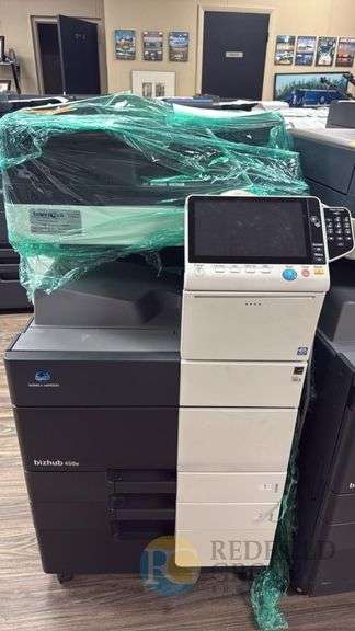 Konica Minolta bizhub 458e Multifunction Printer, Serial AA6U01T011070 image