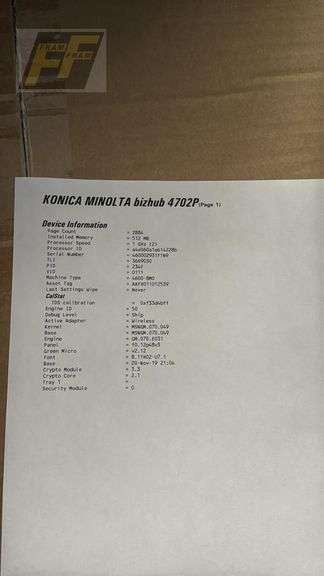 Konica Minolta bizhub 4702P