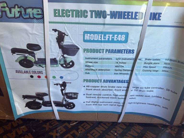Future - FT-E48 Electric Bicycle - 350W Motor, 14" Wheels