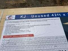 KJ - 42FT x 30FT Metal Storage Shed