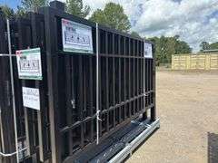 KJ - 7FT(H)x 20FT(L) Metal Farm Driveway Gate