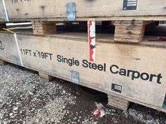 KJ - 11FTx19FT All-Steel Carport