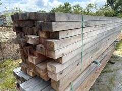 (60) 3 1/2in x 6in - 16-17ft - Overall Dimension Rough Cut Posts
