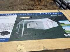 KJ - 42FT x 30FT Metal Storage Shed