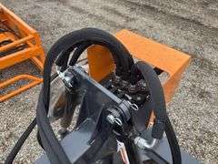 Skidsteer 96in Grader - Hydraulic Blade Adjustments
