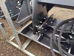 Skidsteer 72in Vibratory Plate Compactor - 8000lb Impulse Force