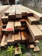 (60) 3 1/2 x 6in - 16-18ft - Overall Dimension Rough Cut Posts