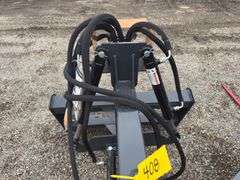 Skidsteer 96in Grader - Hydraulic Blade Adjustments