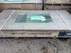 KJ - 20FTx12FT Livestock Metal Shed