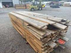 Rough Cut Poplar - Green 2x6 to 2x10 - 8ft - 11ft - Approx 200 Boards