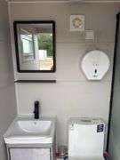 Raytree Skidsteer Mobile Toilet w/ Shower & Sink - 110v with Full Amenities