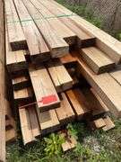 (60) 3 1/2 x 6in - 16-18ft - Overall Dimension Rough Cut Posts