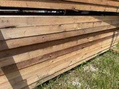 (60) 3 1/2in x 6in - 11-14ft - Overall Dimension Rough Cut Posts