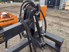 Skidsteer 96in Grader - Hydraulic Blade Adjustments