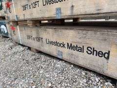 KJ - 20FTx12FT Livestock Metal Shed