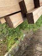 (60) 3 1/2 x 6in - 16-18ft - Overall Dimension Rough Cut Posts